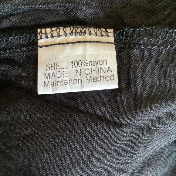 NWT Anrabess Chic Puff Sleeve Black Maxi Dress - Picture 7 of 7